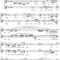 "Die Armut, so Gott auf sich nimmt", Duet, No. 5 from Cantata No. 91: "Gelobet seist du, Jesu Christ" - Soprano and Alto