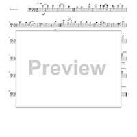 Two Madrigals, Vol. 4 - from Morley's "First Book of Madrigals to 4 Voices" (1594) - Trombone 1