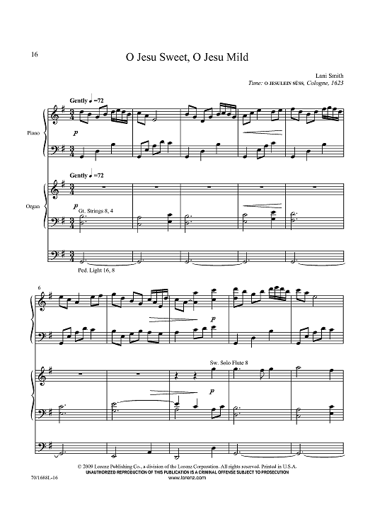 O Jesu Sweet, O Jesu Mild