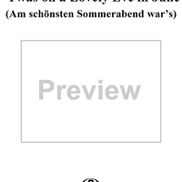 'Twas on a Lovely Eve in June