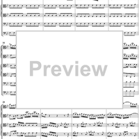 Brandenburg Concerto No. 6: Movement 1 - Score