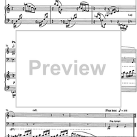 Destin (Symphonie à trois pour un drame) - Score