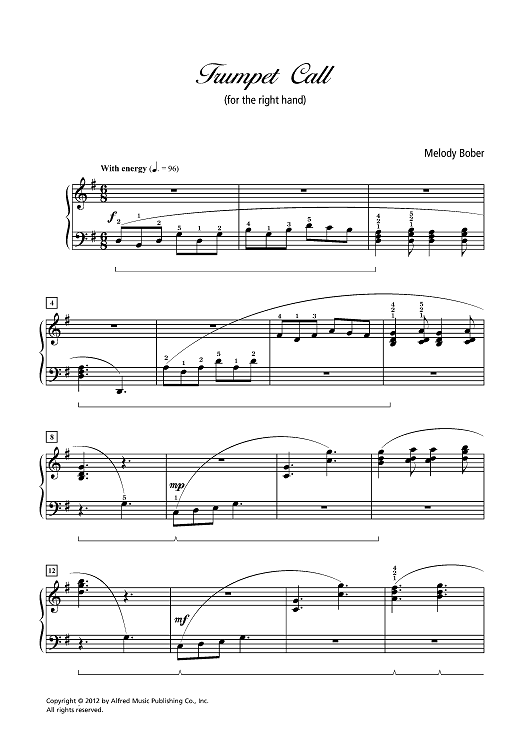 Trumpet Call (for the right hand)