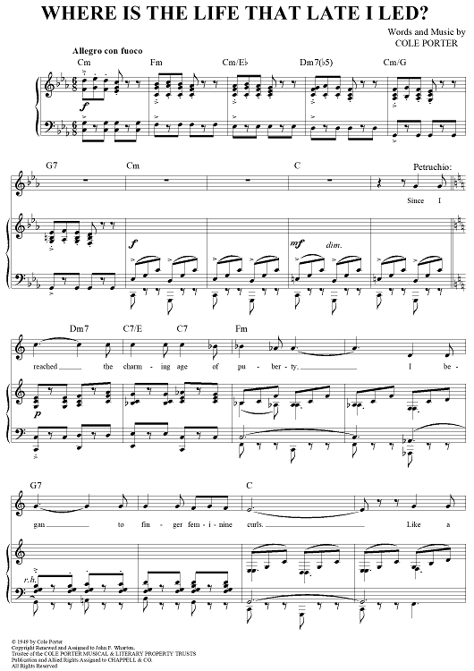 Where Is the Life That Late I Led?