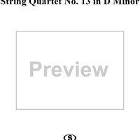 String Quartet No. 13 in D Minor, K173 - Violin 2