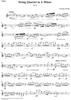 String Quartet in A Minor, Op. 70 - Violin 1
