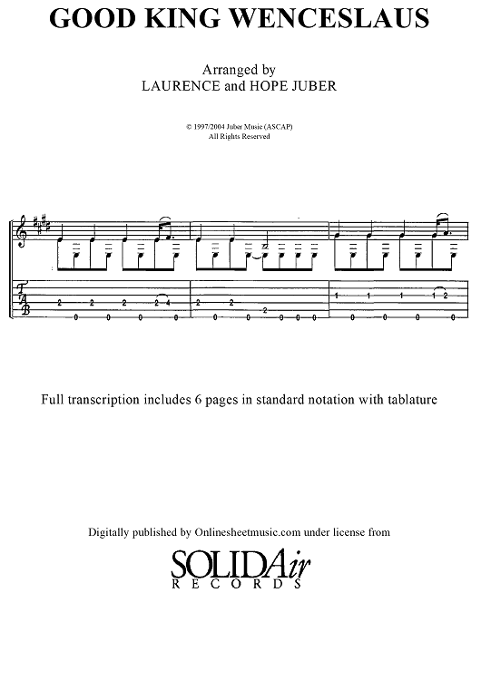 Good King Wenceslaus (No MP3)