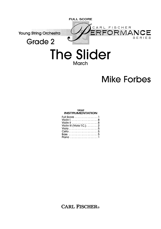 The Slider - Score
