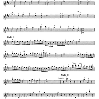 Variazioni sul tema Preghiera Op.29 No. 2 - Mandolin 1