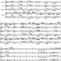 Clavier Concerto No. 5 in F Minor, Movement 1 - Score