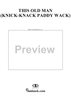 This Old Man (Knick-Knack Paddy Wack)