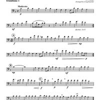 Air from "Water Music Suite # 2" - Trombone 1 (opt. F Horn)