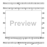 Fünffstimmigter blasender Music - Tuba