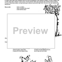 La villeggiatura in panchina [piano reduction] - Notes