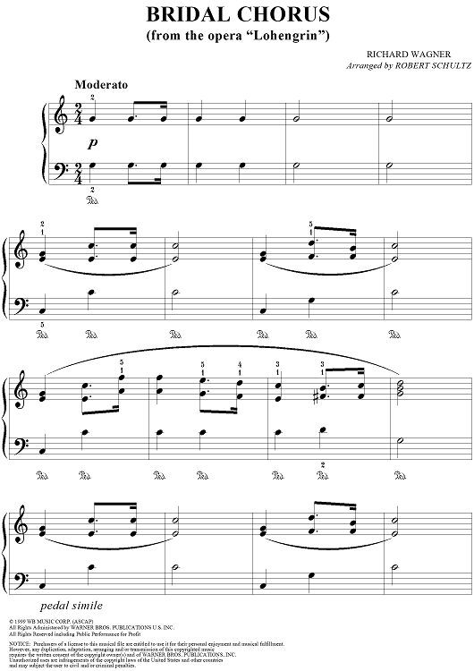 Bridal Chorus (from the opera "Lohengrin")