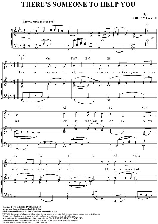 There's Someone to Help You