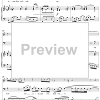 "Die Welt mit allen Königreichen", Aria, No. 4 from Cantata No. 59: "Wer mich liebet, der wird mein Wort halten" - Piano Score