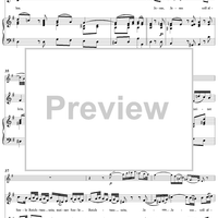 "Betörte Welt", Aria, No. 4 from Cantata No. 94: "Was frag' ich nach der Welt" - Piano Score