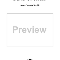 "Beruft Gott selbst", Duet, No. 5 from Cantata No. 88: "Siehe, ich will viel Fischer aussenden" - Soprano and Alto