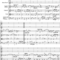 Water Music Suite No. 1 in F Major, No. 6: Air - Score