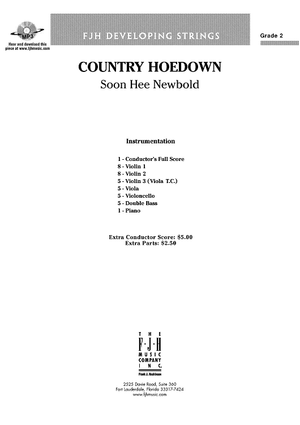 Country Hoedown - Score