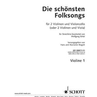 The most beautiful folk songs - Violin 1