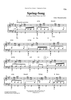 Spring-Song - from Songs Without Words, Op. 62 #6 - Keyboard or Guitar