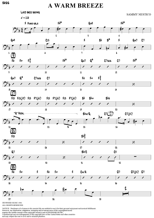 ＢＢ楽譜「AFTER THE RAIN」SAMMY NESTICO（絶版） BB楽譜「AFTER THE RAIN」SAMMY NESTICO（絶版）