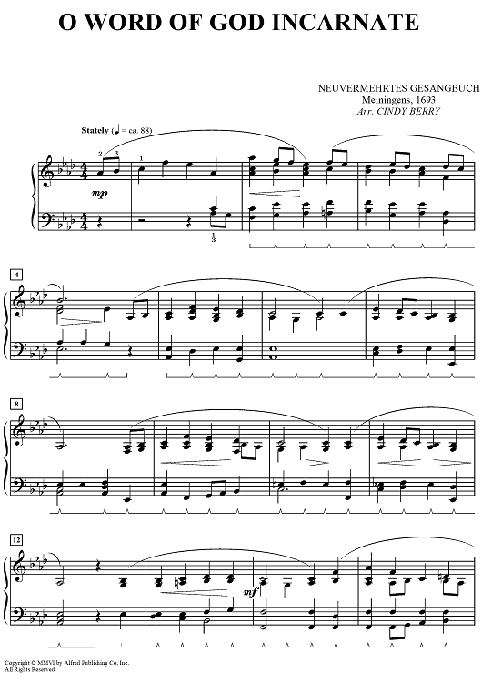 O Word of God Incarnate