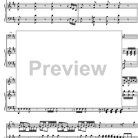 Concerto D Major - Score