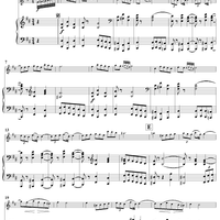 Suite, No. 2: Menuet - Piano Score