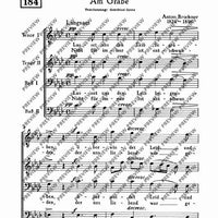 Am Grabe - Choral Score