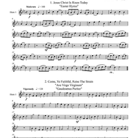 Five Easter Trios - Horn 1