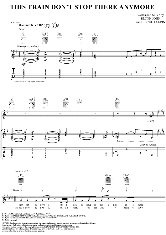 This Train Don't Stop There Anymore