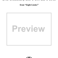 Eight Lieder, Op.57, No.7 Die Schnur, die Perl an Perle