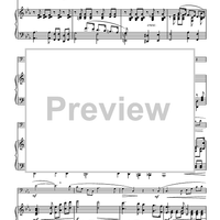 Arioso of King Rene - Piano Score