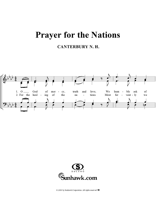 Prayer for the Nations