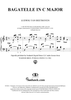 Bagatelle in C Major