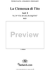 "Che del ciel, che degli Dei", No. 24 from "La Clemenza di Tito", Act 2 (K621) - Full Score