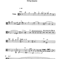 Petit quartet de corda (Little string quartet) - Viola