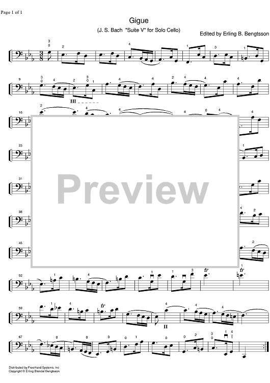 Suite No. 5 c minor BWV 1011 - Cello