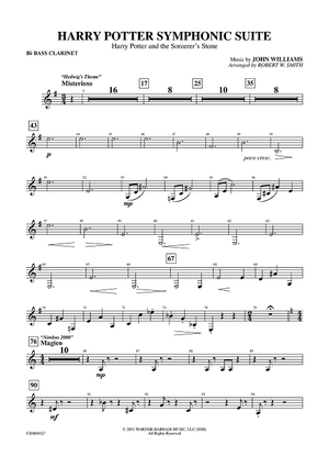 Harry Potter Symphonic Suite - B-flat Bass Clarinet