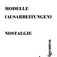 nostalgie [auch: visible music II] - Score