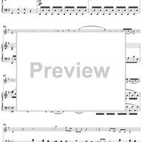 Violin Sonata in E Minor, K60 - Piano Score