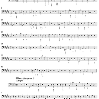 Quartet in E major - Cello/Bassoon 2