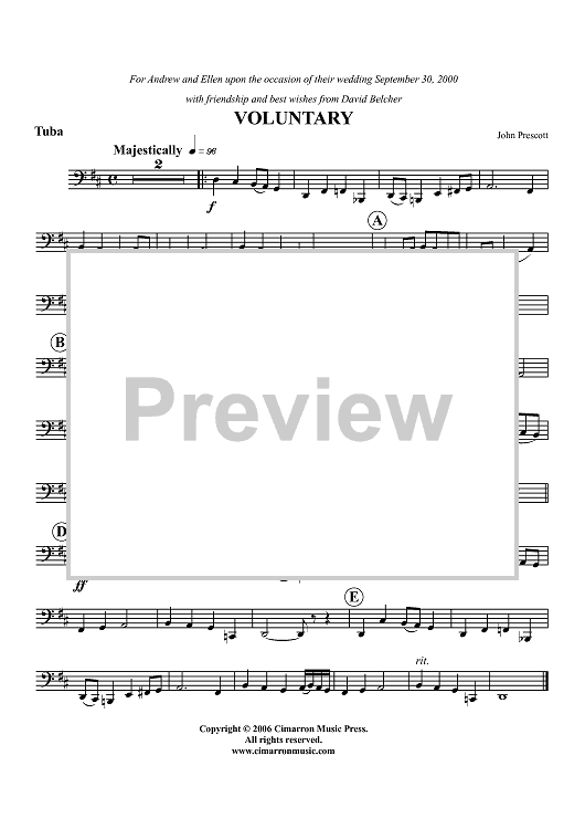 Voluntary - Tuba