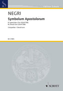 Symbolum Apostolorum - Choral Score