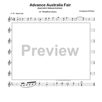 Waltzing Matilda & Advance Australia Fair - Xylophone