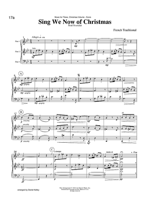 Sing We Now of Christmas - Noël Nouvelet - Score