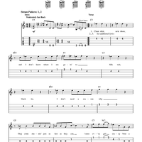 Sharp Dressed Man" Sheet Music by ZZ Top for Easy Guitar Tab